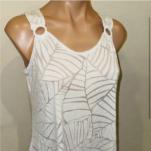 J Valdi Palm Leaf Design Swim Cover Up - Picture 2 of 2